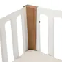 MINIBERÇO 47 CM 3 EM 1 - BERÇO MESA INFANTIL CAIXA ORGANIZADOR PICOLÉ - BRANCO/TAUARI - Foto 6