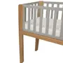 MINIBERÇO 47 CM 3 EM 1 - BERÇO MESA INFANTIL CAIXA ORGANIZADOR PICOLÉ - CINZA/TAUARI - Foto 5