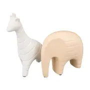 ADORNO ELEFANTE 14 CM RESERVA - AREIA - Foto 5