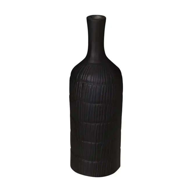 VASO 28 CM MAPOCH - PRETO - Foto 1