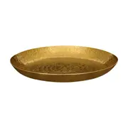 CENTRO DE MESA 30 CM MILLO MARTELLATO - OURO - Foto 1