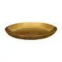 CENTRO DE MESA 30 CM MILLO MARTELLATO - OURO - Foto 1