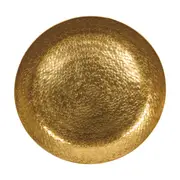 CENTRO DE MESA 30 CM MILLO MARTELLATO - OURO - Foto 2
