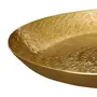 CENTRO DE MESA 30 CM MILLO MARTELLATO - OURO - Foto 3