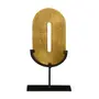 ADORNO MESA 29 CM KASSI - PRETO/OURO - Foto 1