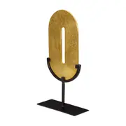 ADORNO MESA 29 CM KASSI - PRETO/OURO - Foto 2