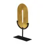 ADORNO MESA 29 CM KASSI - PRETO/OURO - Foto 2