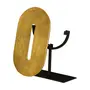 ADORNO MESA 29 CM KASSI - PRETO/OURO - Foto 4