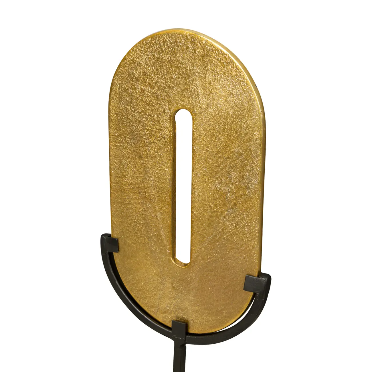 ADORNO MESA 29 CM KASSI - PRETO/OURO - Foto 5