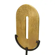 ADORNO MESA 29 CM KASSI - PRETO/OURO - Foto 5
