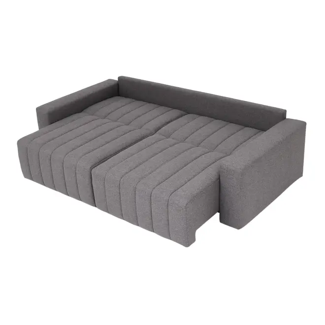 SOFÁ-CAMA RETRÁTIL E RECLINÁVEL 3 LUGARES SNOOZE - CINZA - Foto 7