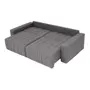 SOFÁ-CAMA RETRÁTIL E RECLINÁVEL 3 LUGARES SNOOZE - CINZA - Foto 7
