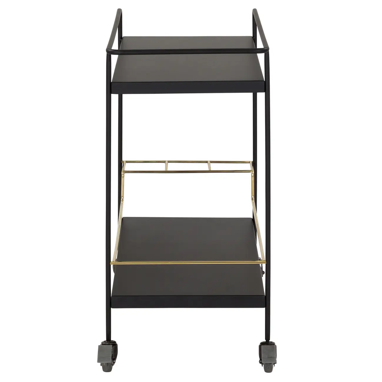CARRINHO 73 CM X 40 CM FRANC - PRETO/OURO - Foto 3