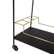 CARRINHO 73 CM X 40 CM FRANC - PRETO/OURO - Foto 5