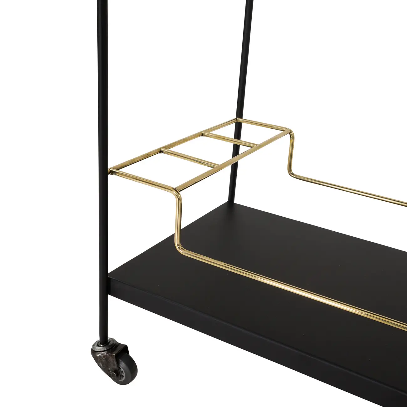 CARRINHO 73 CM X 40 CM FRANC - PRETO/OURO - Foto 5