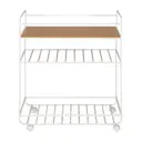 BRANCO/TAUARI - CARRINHO 70 CM X 42 CM PÉRGOLA
