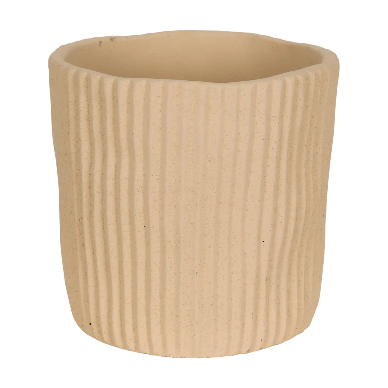 CACHEPÔ 16 CM ORGANICAL - AREIA - Foto 1