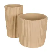 CACHEPÔ 20 CM ORGANICAL - AREIA - Foto 3