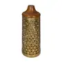 VASO DECORATIVO 29 CM BERWICK - MANGO/OURO VELHO - Foto 1