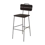 BANCO ALTO CLAVE - PRETO/PRETO - Foto 1