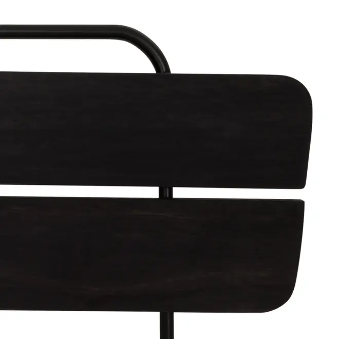 BANCO MÉDIO CLAVE - PRETO/PRETO - Foto 4