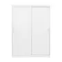 GUARDA-ROUPA 2 PORTAS DE CORRER 1,60 M FLOW - BRANCO - Foto 1
