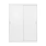 GUARDA-ROUPA 2 PORTAS DE CORRER 1,60 M FLOW - BRANCO - Foto 1