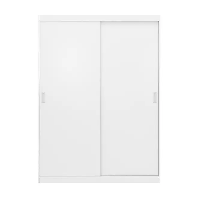 GUARDA-ROUPA 2 PORTAS DE CORRER 1,60 M FLOW - BRANCO - Foto 1