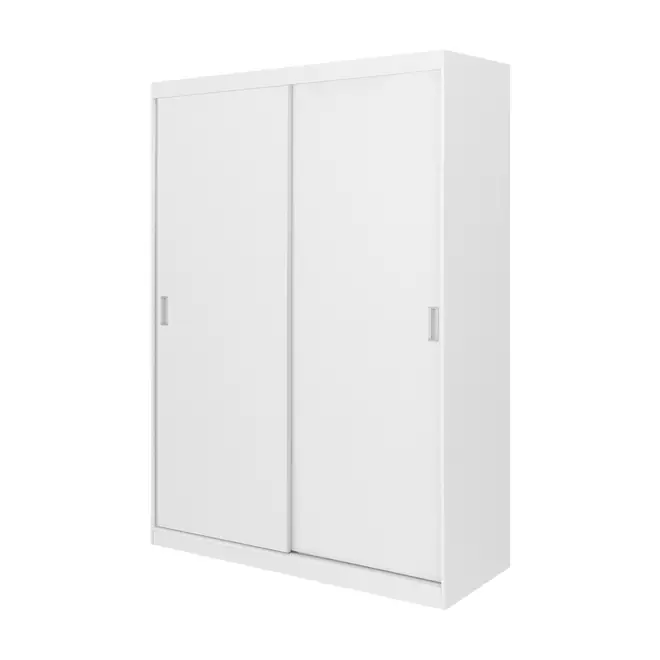 GUARDA-ROUPA 2 PORTAS DE CORRER 1,60 M FLOW - BRANCO - Foto 4