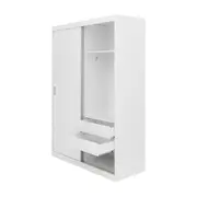 GUARDA-ROUPA 2 PORTAS DE CORRER 1,60 M FLOW - BRANCO - Foto 5