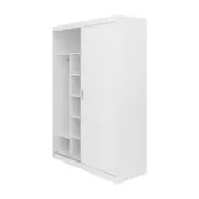 GUARDA-ROUPA 2 PORTAS DE CORRER 1,60 M FLOW - BRANCO - Foto 6