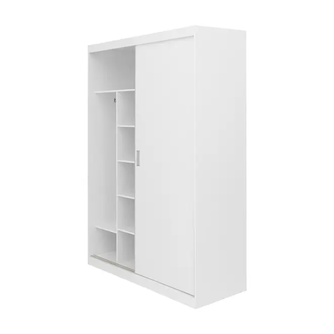 GUARDA-ROUPA 2 PORTAS DE CORRER 1,60 M FLOW - BRANCO - Foto 6