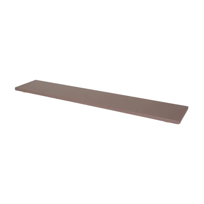 PRATELEIRA 6,5 CM X 1 M X 20 CM ALENTO - ARGILA/AMÊNDOA - Foto 2