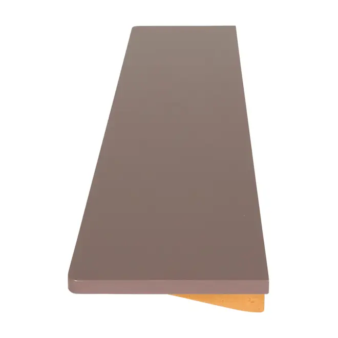 PRATELEIRA 6,5 CM X 1 M X 20 CM ALENTO - ARGILA/AMÊNDOA - Foto 3