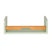 PRATELEIRA 13 CM X 40 CM X 15 CM ALENTO - SÁLVIA/AMÊNDOA - Foto 1