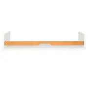PRATELEIRA 13 CM X 70 CM X 15 CM ALENTO - BRANCO/AMÊNDOA - Foto 1