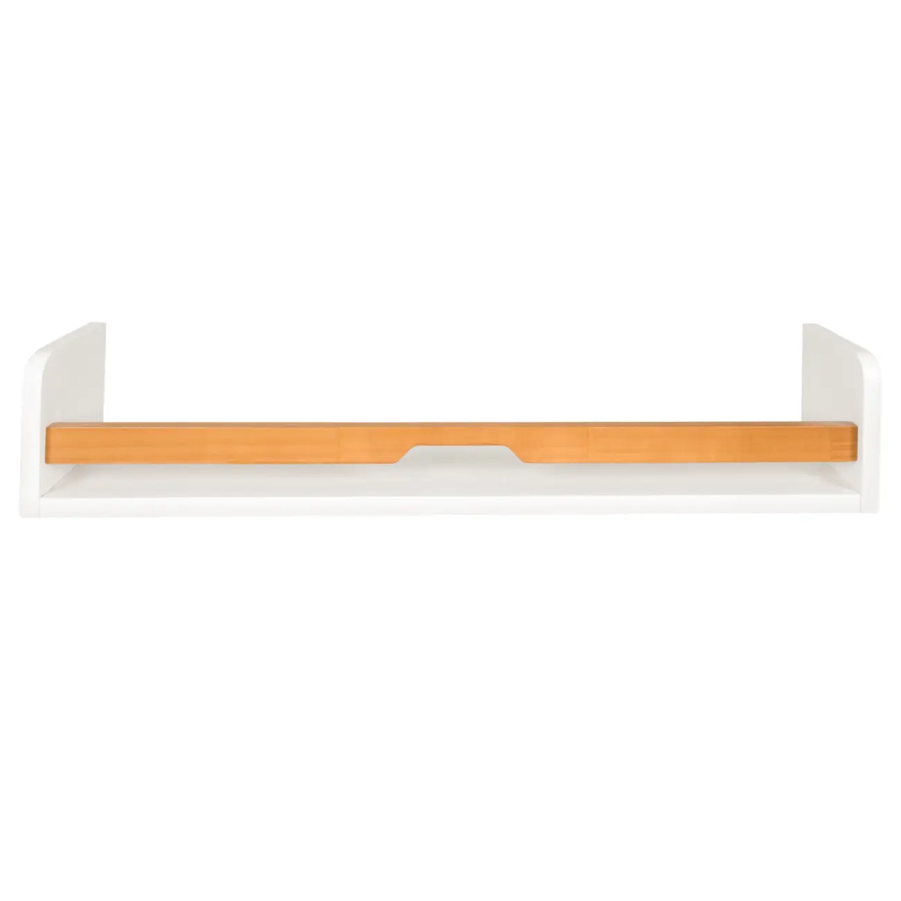 PRATELEIRA 13 CM X 70 CM X 15 CM ALENTO - BRANCO/AMÊNDOA - Foto 1