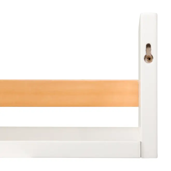 PRATELEIRA 13 CM X 70 CM X 15 CM ALENTO - BRANCO/AMÊNDOA - Foto 5