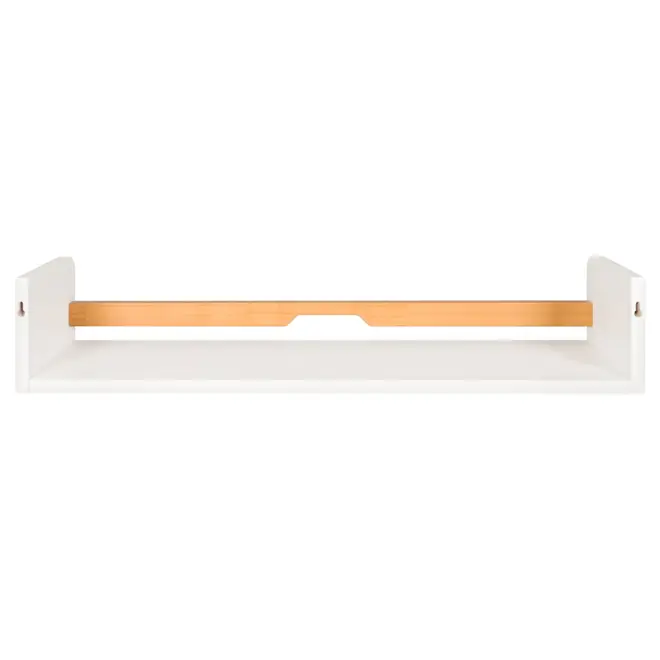 PRATELEIRA 13 CM X 70 CM X 15 CM ALENTO - BRANCO/AMÊNDOA - Foto 7