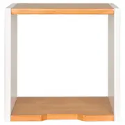 NICHO 30 CM X 30 CM X 20 CM ALENTO - BRANCO/AMÊNDOA - Foto 1