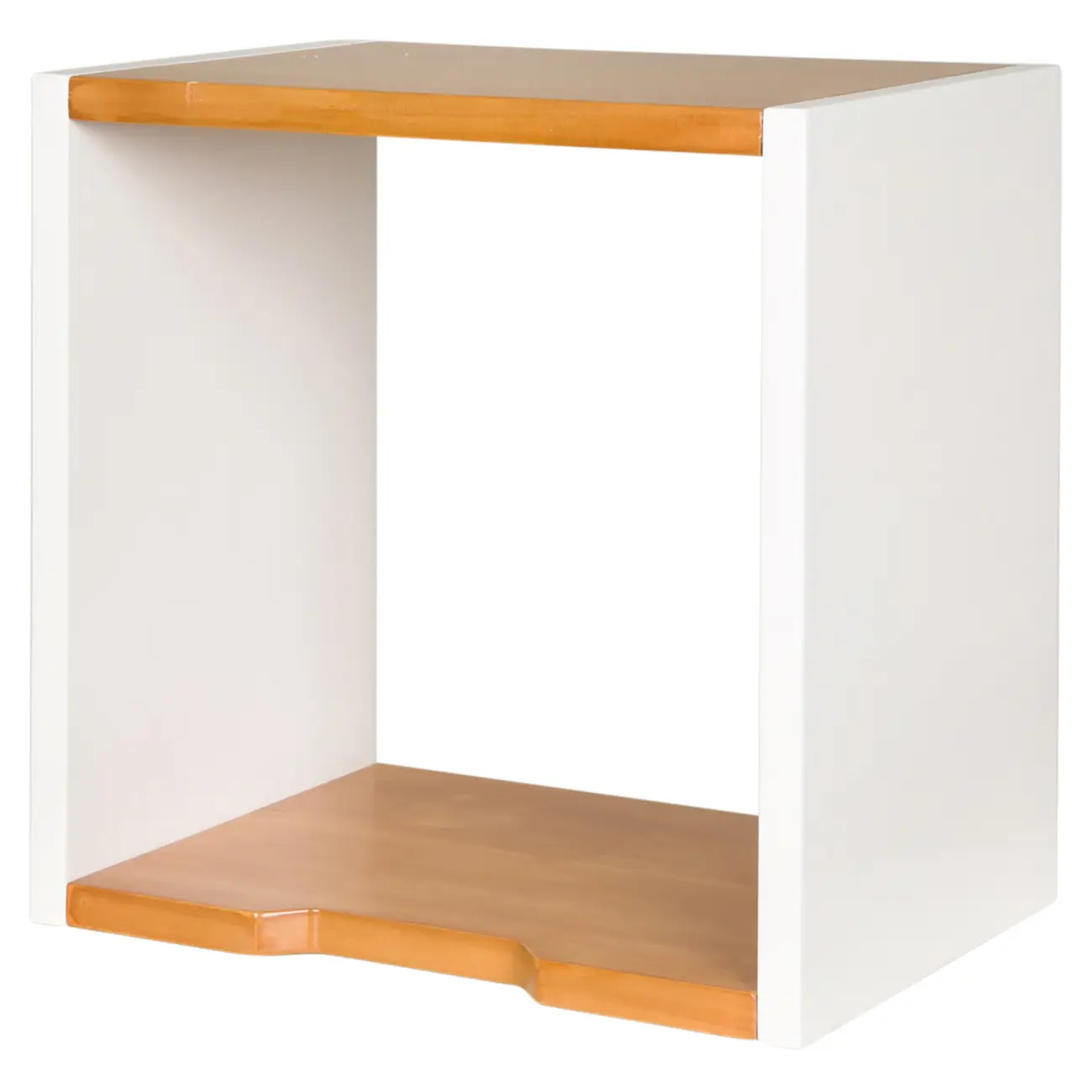 NICHO 30 CM X 30 CM X 20 CM ALENTO - BRANCO/AMÊNDOA - Foto 2