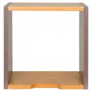 NICHO 30 CM X 30 CM X 20 CM ALENTO - ARGILA/AMÊNDOA - Foto 1