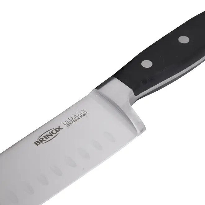 FACA SANTOKU INFINITY - INOX/PRETO - Foto 3