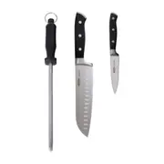 FACA SANTOKU INFINITY - INOX/PRETO - Foto 4