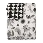 EDREDOM DE SOLTEIRO 1,60 M X 2,40 M NATUREZA - CREAM/PRETO - Foto 1