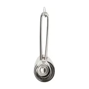 JOGO DE COLHERES MEDIDORAS 4 PEÇAS ELLIP - INOX - Foto 2