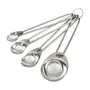 JOGO DE COLHERES MEDIDORAS 4 PEÇAS ELLIP - INOX - Foto 3