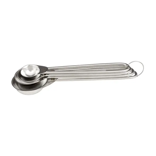 JOGO DE COLHERES MEDIDORAS 4 PEÇAS ELLIP - INOX - Foto 4
