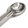 JOGO DE COLHERES MEDIDORAS 4 PEÇAS ELLIP - INOX - Foto 5