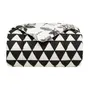 EDREDOM DE CASAL E QUEEN 2,40 M X 2,50 M NATUREZA - CREAM/PRETO - Foto 4